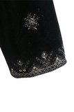 Casual Flowers Embroidered O Neck Outerwear