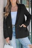 Casual Street Buttons Turn-back Collar Outerwear