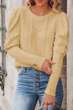 Suéteres elegantes com gola redonda em cor sólida (5 cores)