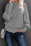 Casual Solid Solid Color Half A Turtleneck Tops